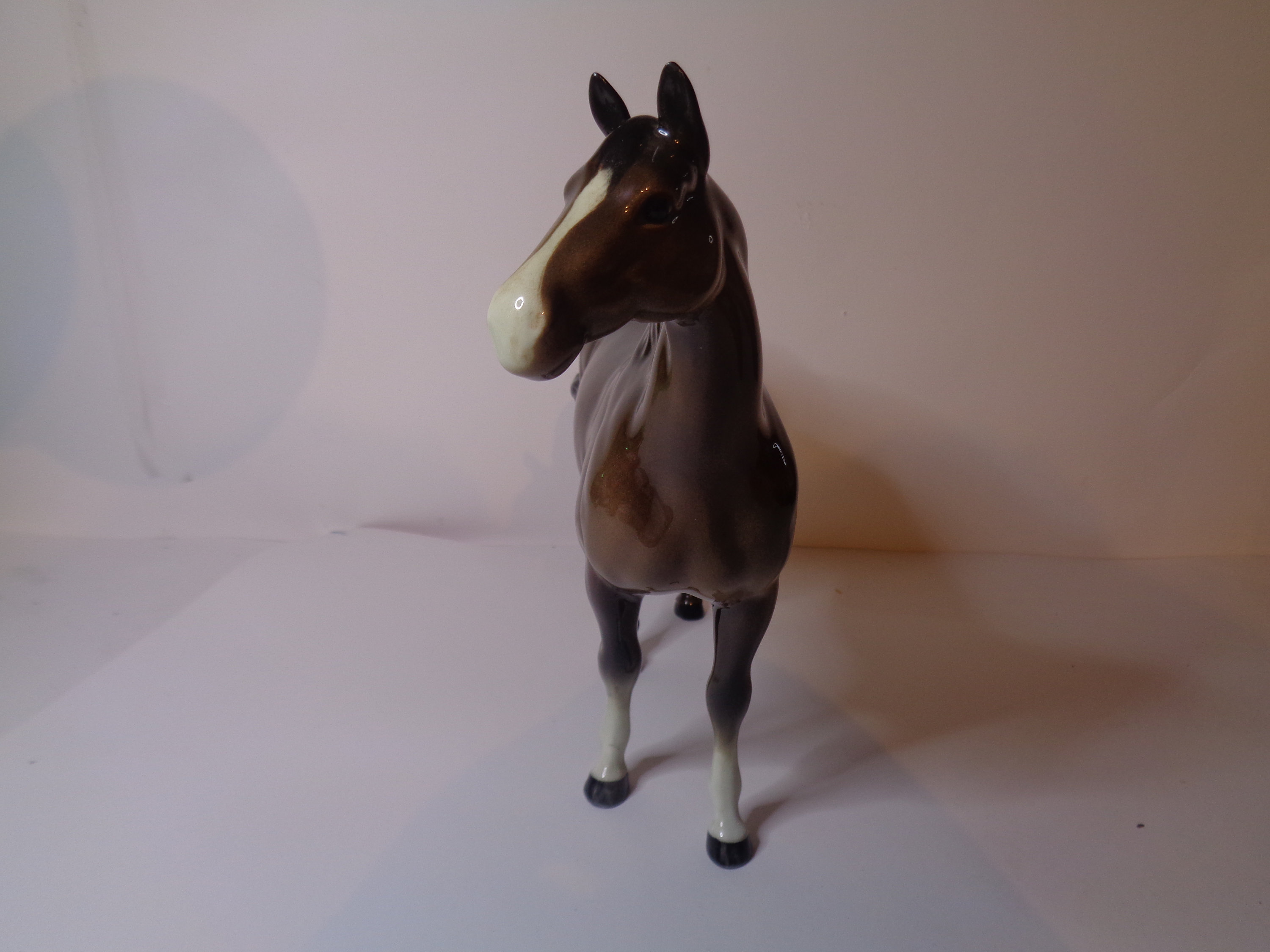 Beswick Horse Swish Tail First Version Gloss Brown No 1182 - Etsy