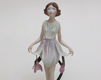 Albany Worcester "Fuchsia" porseleinen en bronzen feeënfiguur