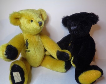 Deans Rag Book Company Companion Teddy Bears, Nightfall and Golden Dawn