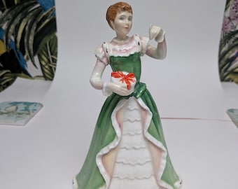 Royal Doulton-beeldje Merry Christmas HN 3096 dateert uit de jaren 80