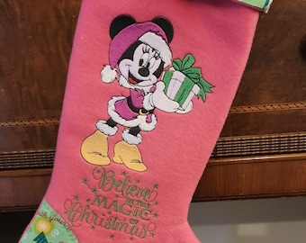 Minnie Mouse Christmas Stocking