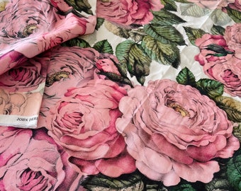 John Derian "The Rose" fabric | Designers Guild Fabric Remnant | Discounted Home Fabric | Curtain Fabric Offcuts