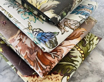 Designers Guild Suffolk Garden Fabric Remnant | Home Fabric Offcuts | Discounted Upholstery Fabric | End of Rolls | Fabric for Cushions