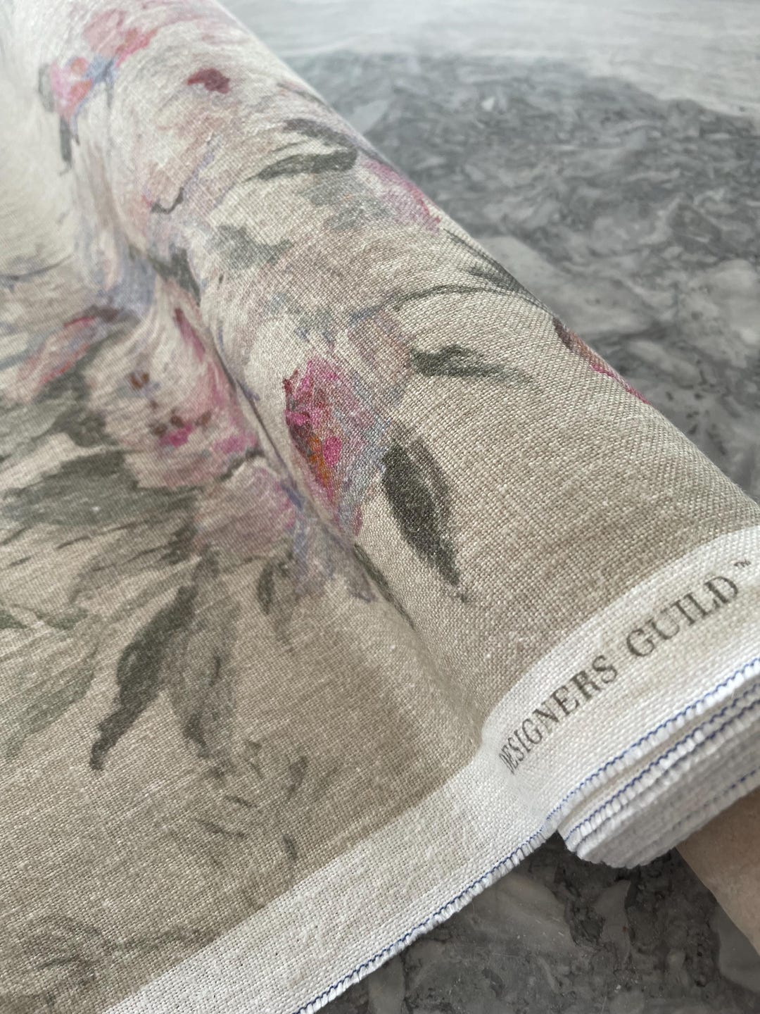 Designers Guild Floreale Linen Fabric | Discounted Designer Fabric ...