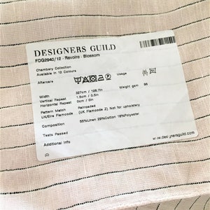 Designers Guild Ravoire Linen Blend Voile Fabric image 4