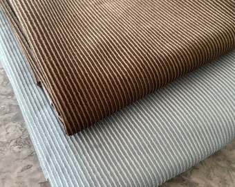 Designers Guild Tammaro Velvet Fabric | Designer Fabric Remnant | Discounted Striped Velvet Fabric | Home Fabric | Fabric Offcuts