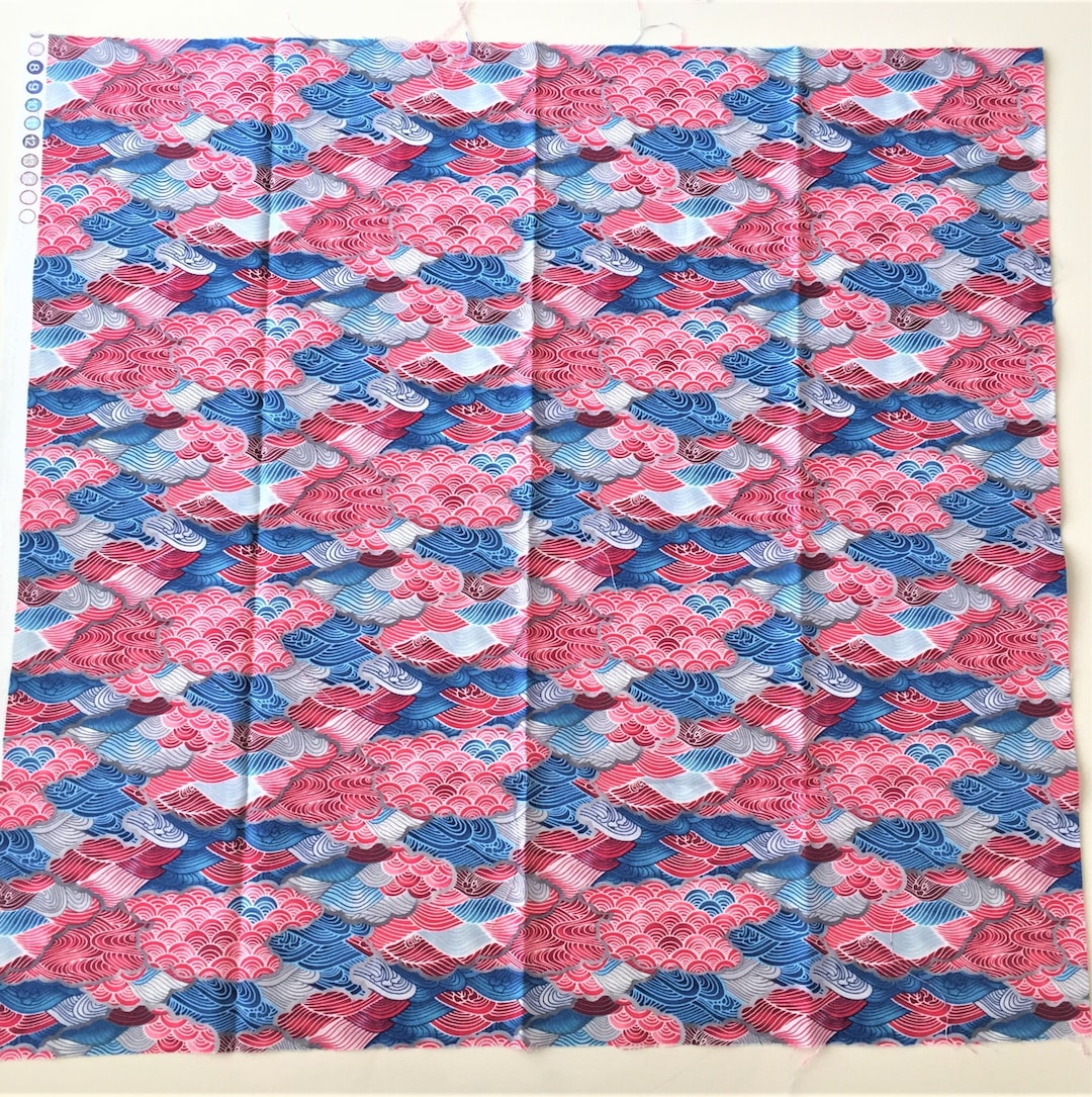 Beautiful Japanese Print Fabric Fabric Fat Quarter Asian - Etsy