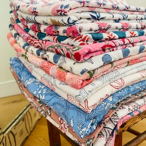 The Prettiest Block Print Fabrics - Exclusive designs