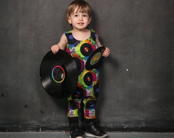 Romper/overalls for kids, colored vinyl