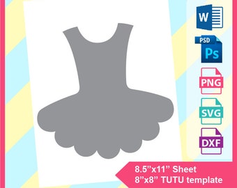 Tutu Svg Etsy