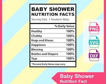 Nutrition facts | Etsy