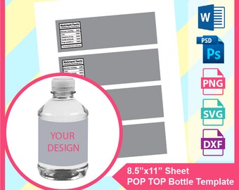 Water Label Svg Etsy