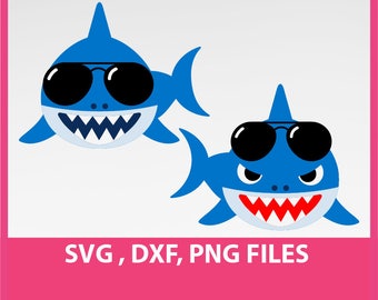 Download Shark Svg Bow Shark SVG shark with sunglasses Svg Jaws svg ...