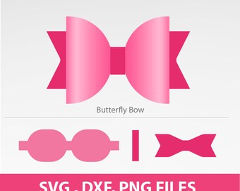 3d Bow Svg Etsy