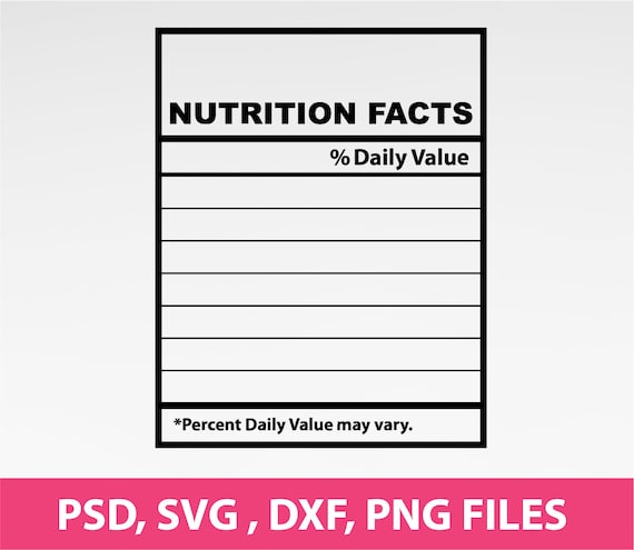 Featured image of post Blank Nutrition Facts Label Template Nutrition facts label creator is a quick and easy tool for creating nutrition fact labels for your online food products and recipes