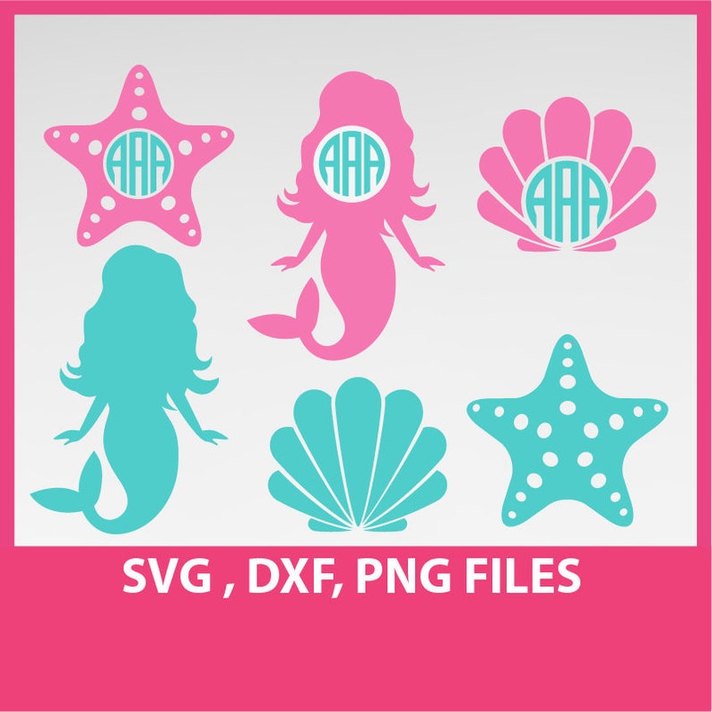 Download Mermaid SVG starfish svg Sea Star Svg Sea Shell Svg. Shell ...