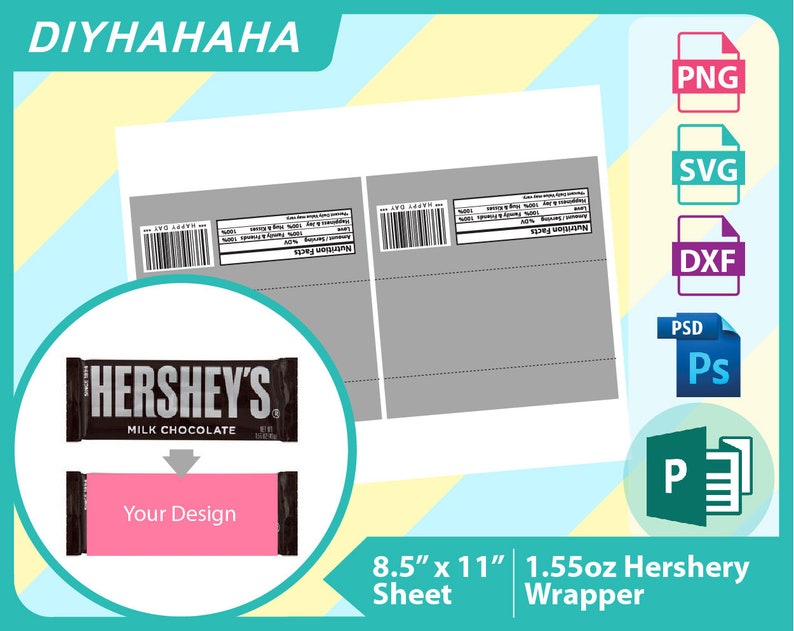free hershey bar candy wrapper template free hershey bar candy wrapper template