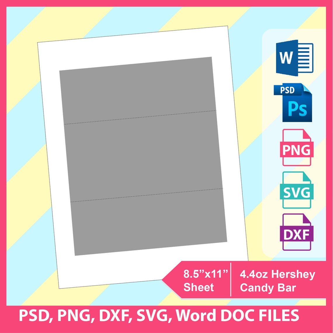 hershey wrapper template free hershey wrapper template free
