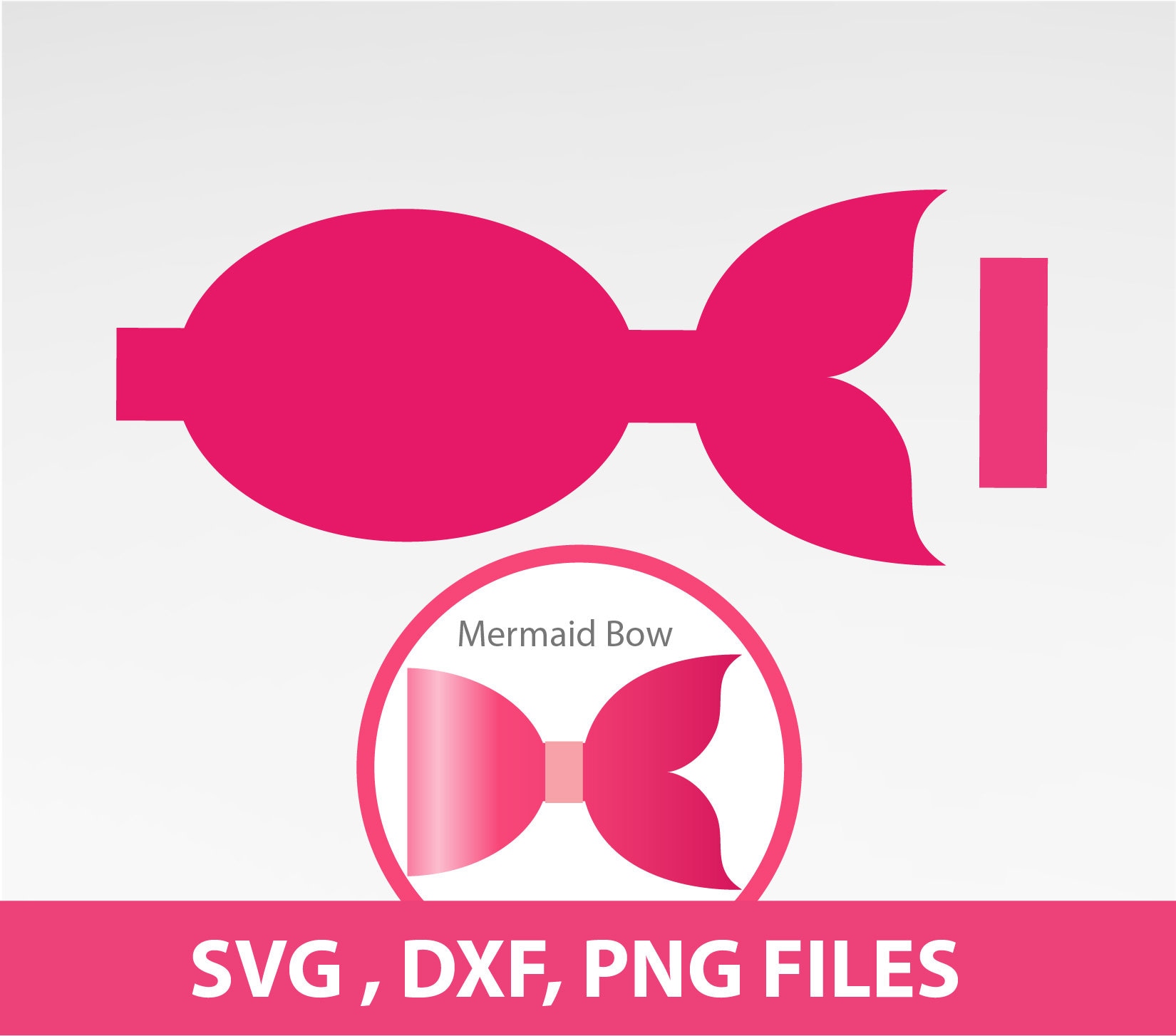 Free Free 160 Mermaid Bow Template Svg SVG PNG EPS DXF File