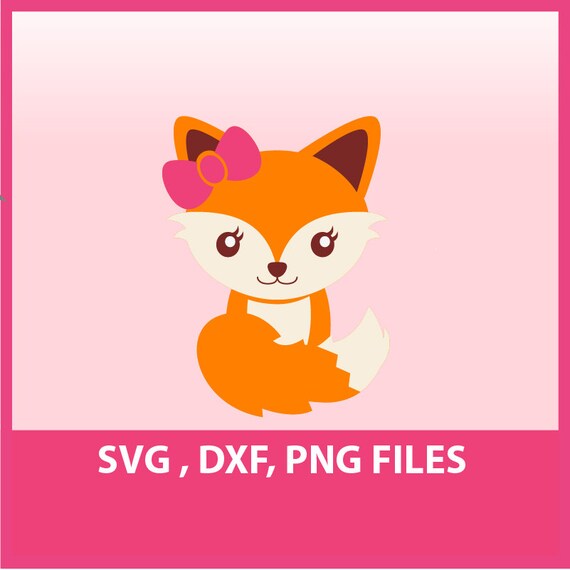 Download Instant Download Fox Baby Fox Girl Cutting File Svg Etsy PSD Mockup Templates
