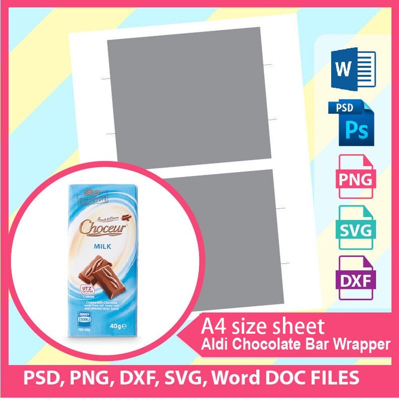  Printable Aldi Chocolate Wrapper Template Free Printable Templates