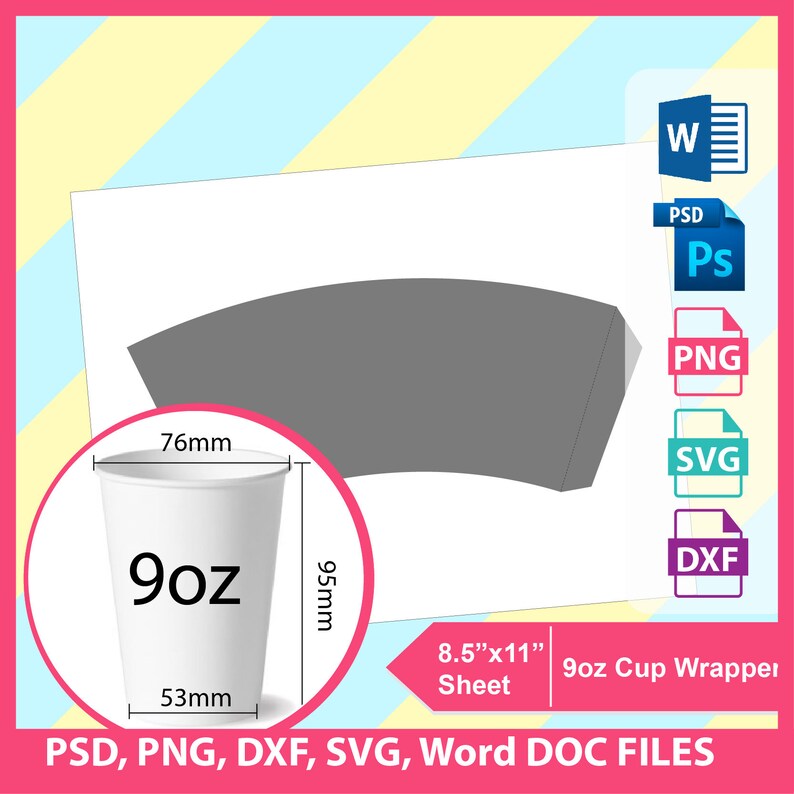 Free 2938+ Cup Sleeve Template Psd Yellowimages Mockups