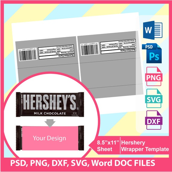 hershey candy bar wrappers free template ms word hershey candy bar wrappers free template ms word