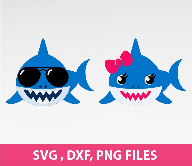 Download Baby Shark svg DXF PNG Formats 0162 | Etsy