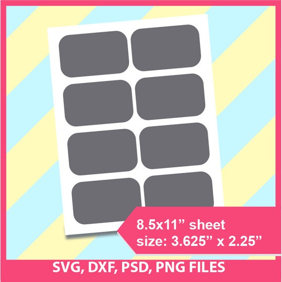 Digital Bottle Cap Collage Sheet Template Temp316 Altoids Tin Template Instant Download PSD and PNG Formats