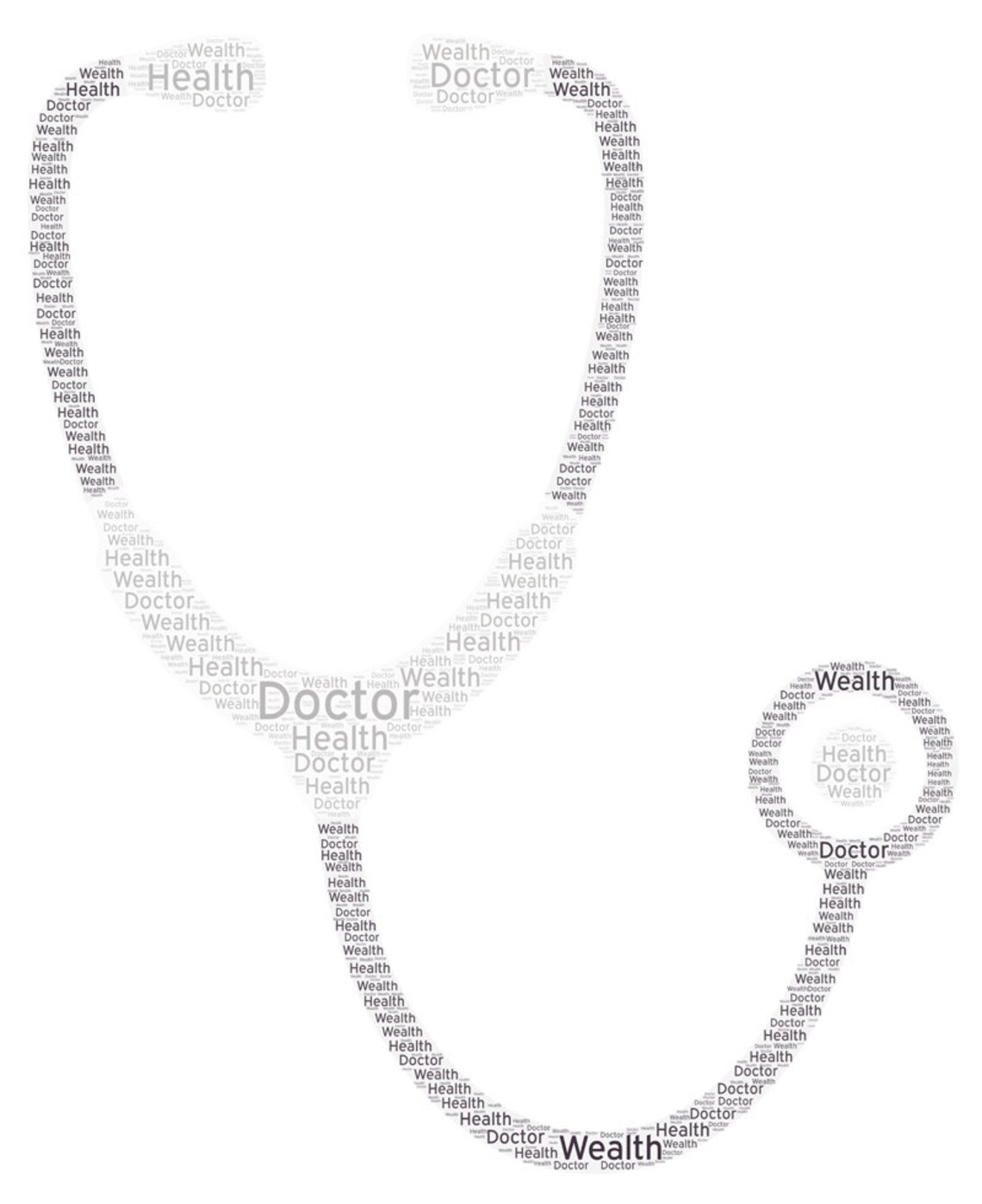 Personalised Stethoscope Word Art Print Etsy