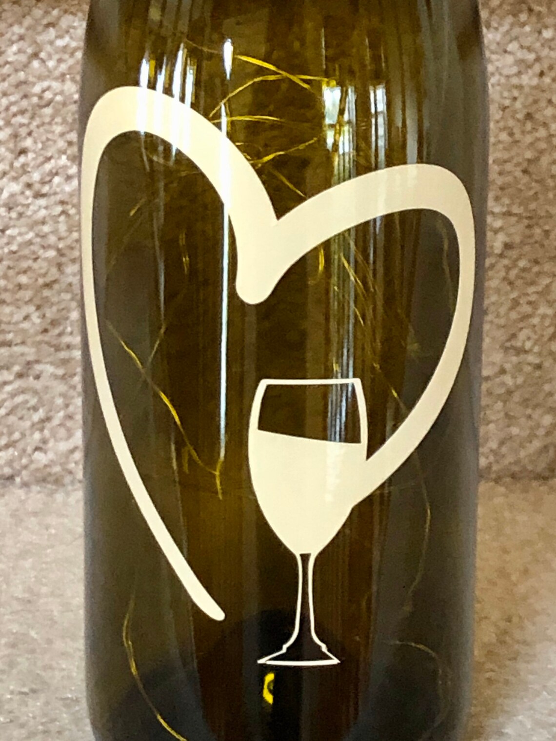 Wine Bottle Decor / LED Cork Lights / Wine Bottle Light / Wine Etsy UK