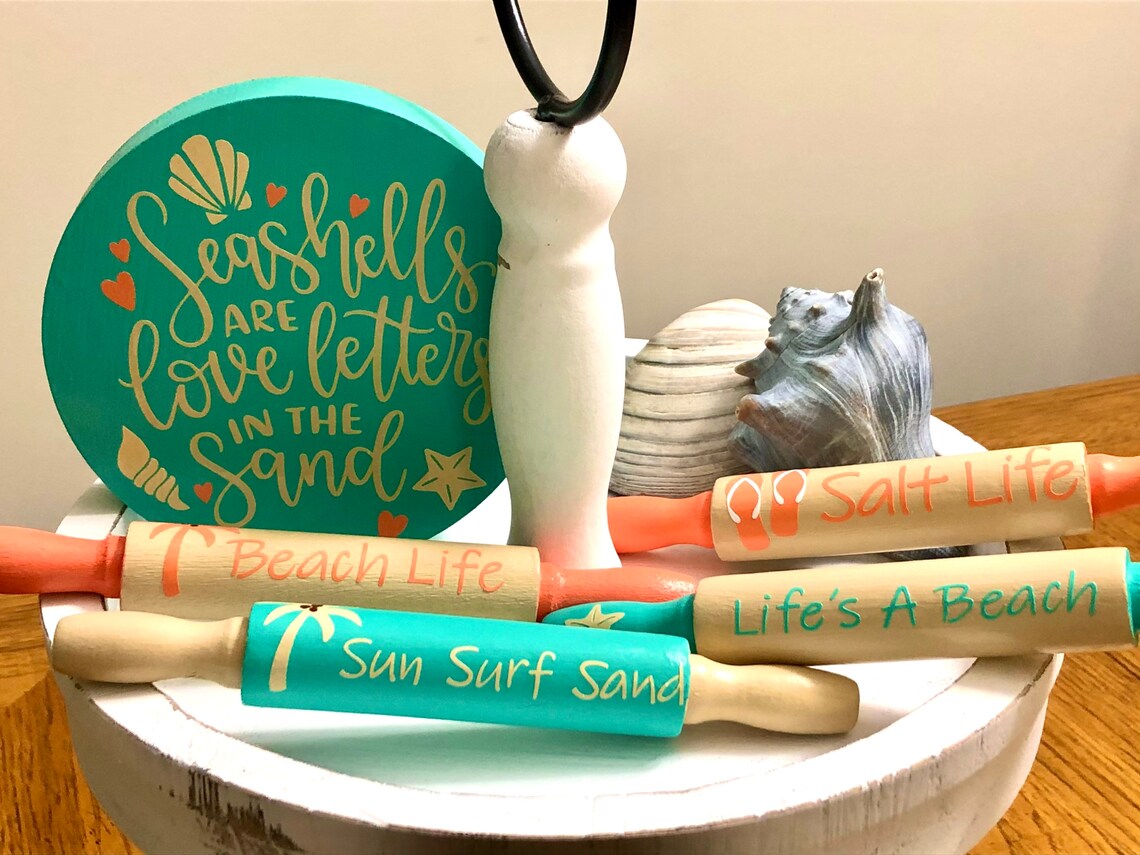 Decoración de playa / Bandeja con niveles de playa / Cabaña | Etsy