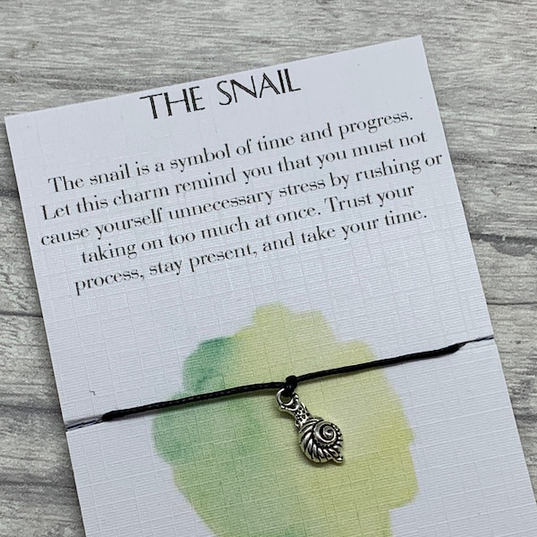 Snail Bracelet Etsy