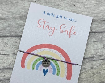 Stay Safe gift Social distance gift, social distance card, isolation gift, isolation card, little wish isolation, miss you gift