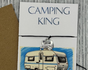 Camping King, Camper Neuheit Geschenkkarte