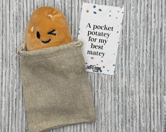 Personalised Pocket Potato Pal - Novelty Plush Gift