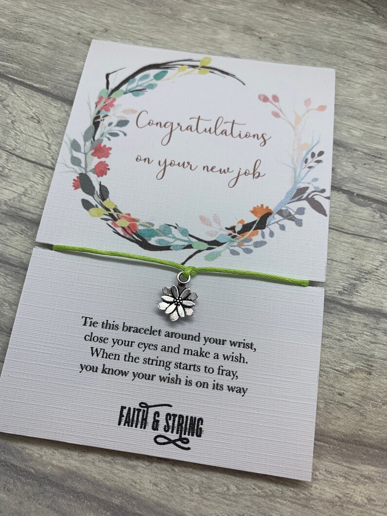 Congratulations on your new job new job gift new job card