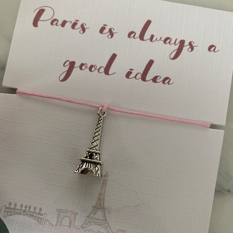 Paris Gift Eiffel Tower Gift Paris Bracelet Eiffel Tower Etsy UK
