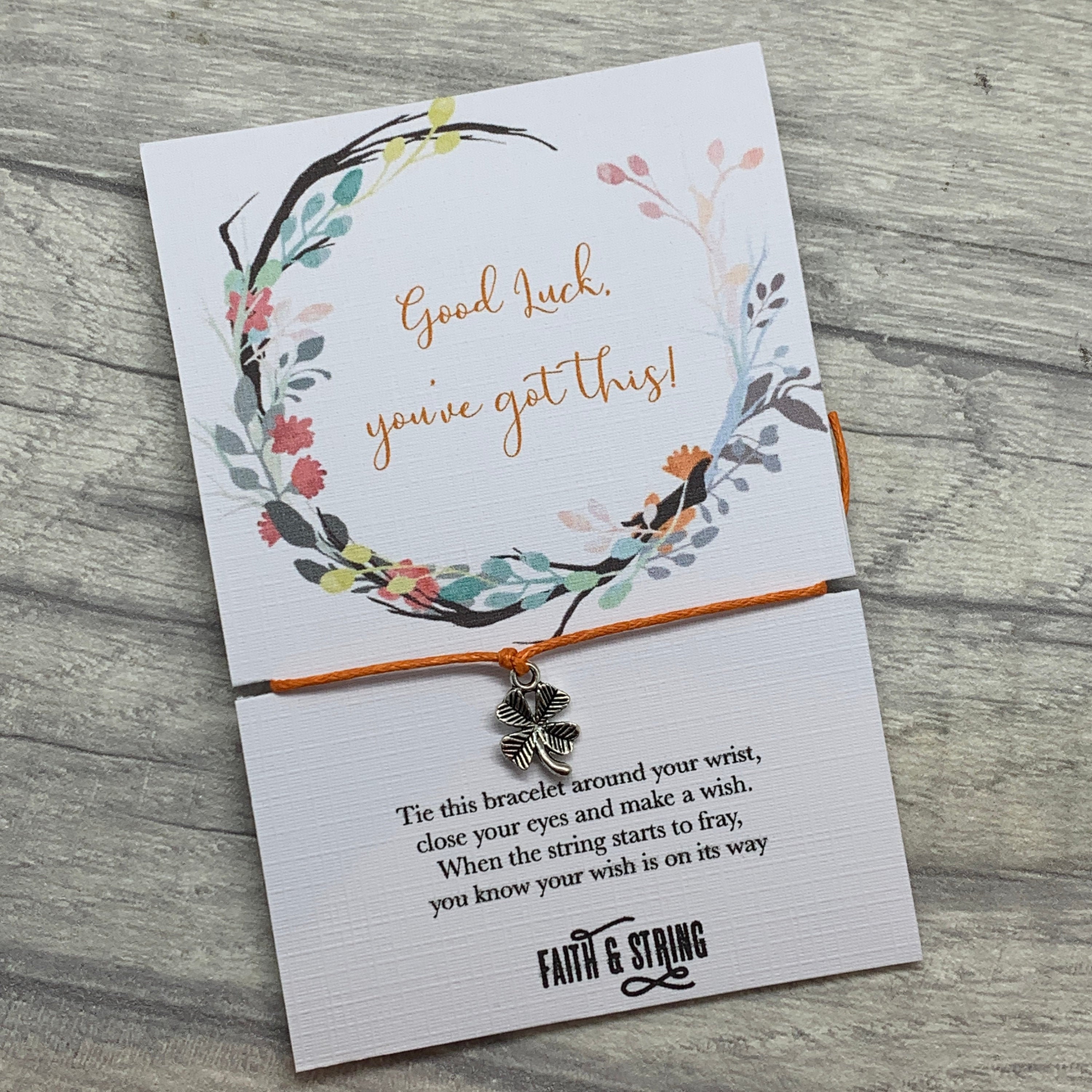 Good Luck Gift Good Luck Charm Good Luck Wish You Got This Etsy UK