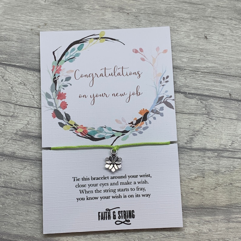 Congratulations on your new job new job gift new job card