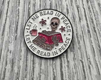 Bookish Pin, Hard Enamel Anstecknadel - Buch Geschenke, Zitat Pins, KOSTENLOSE Karte Personalisierung