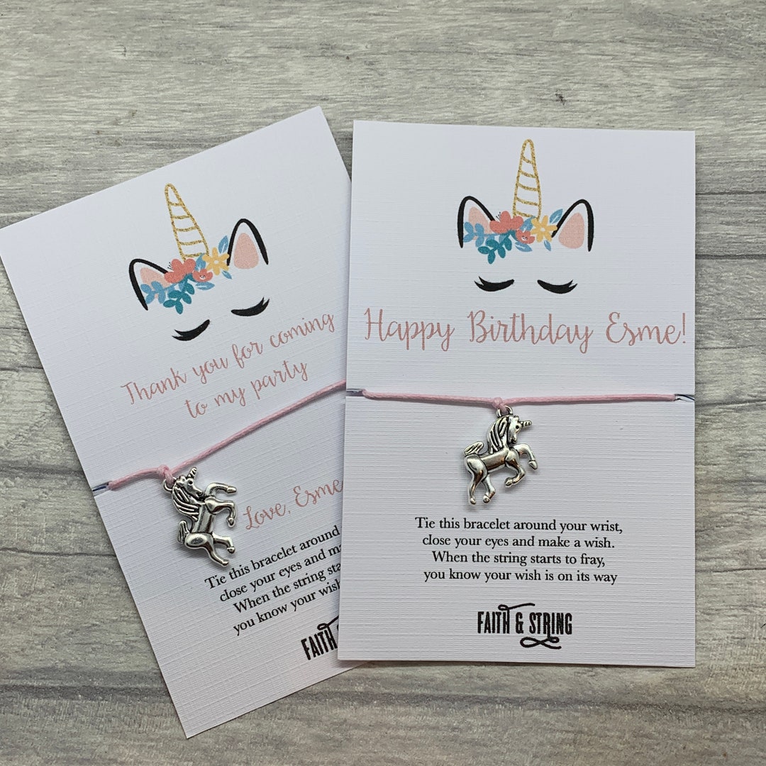 Unicorn Party Favour, Unicorn Party Bag Filler, Thank You Favours