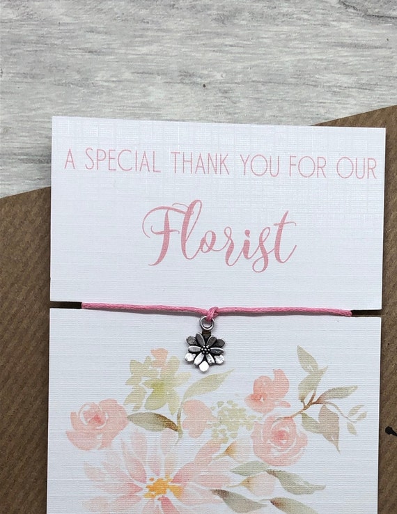 Florist Gift Wedding Florist Ideas Florist Thanks Gift Etsy