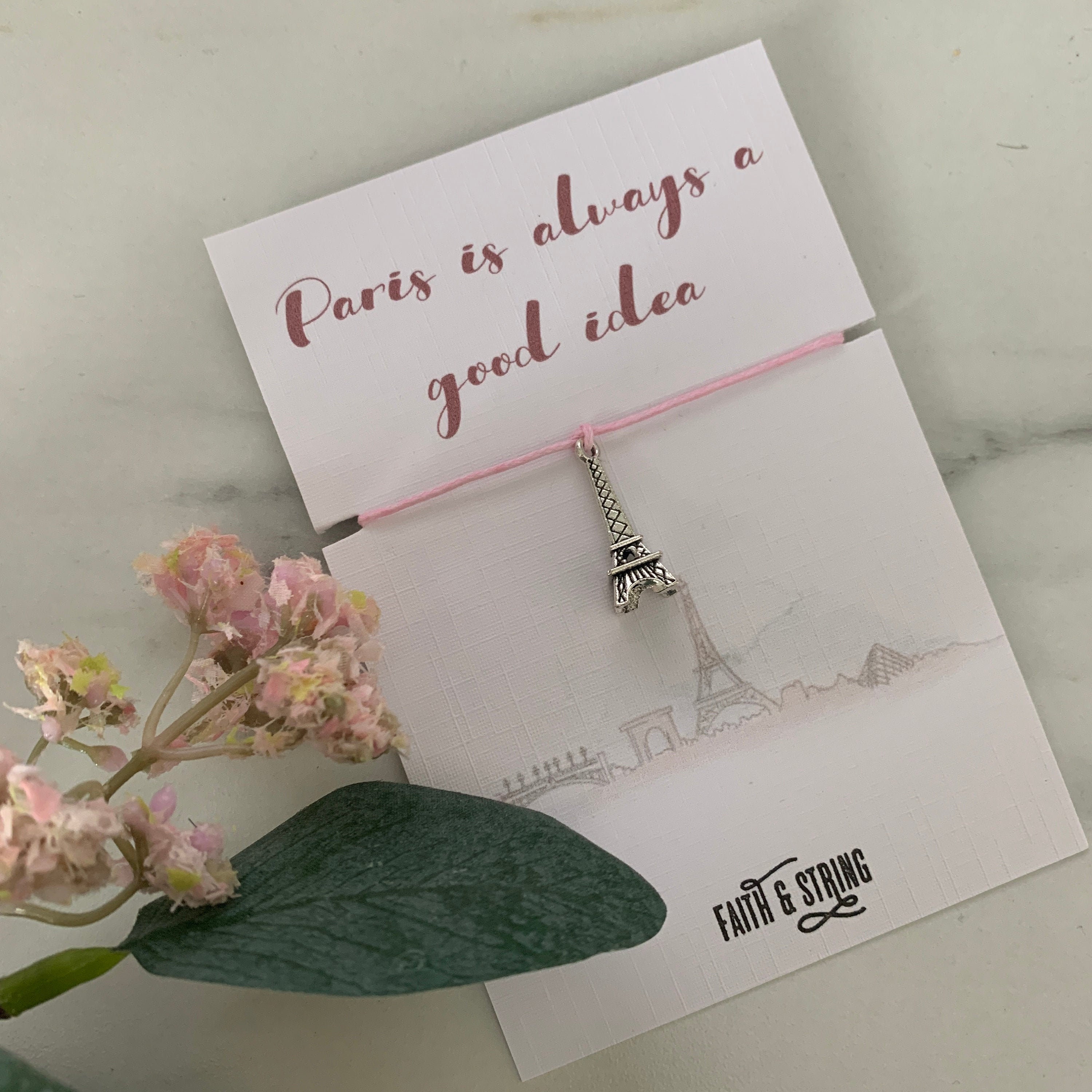 Paris Gift Eiffel Tower Gift Paris Bracelet Eiffel Tower Etsy UK