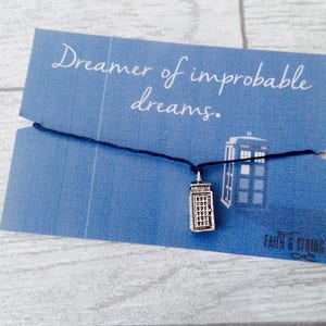 Doctor Who gift Doctor Who inspired Dr Who Friendship Bracelet Best Friend Gift