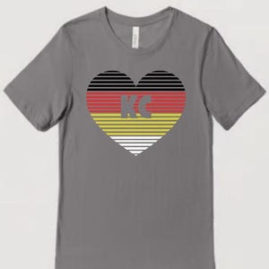 KC Heart Graphic T Shirt