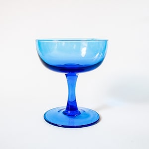 Turquoise Blue Glass Pedestal Dish: Mid-Century Candy Bowl