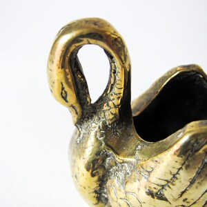 Vintage Brass Swan, Home Décor, Brass Decor image 8