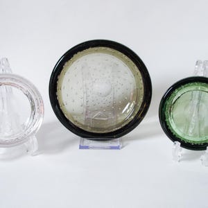Whitefriars Glass bowl, Pattern No. 9099, Controlled Air Bubble, Choice of Colour c.1960’s image 10