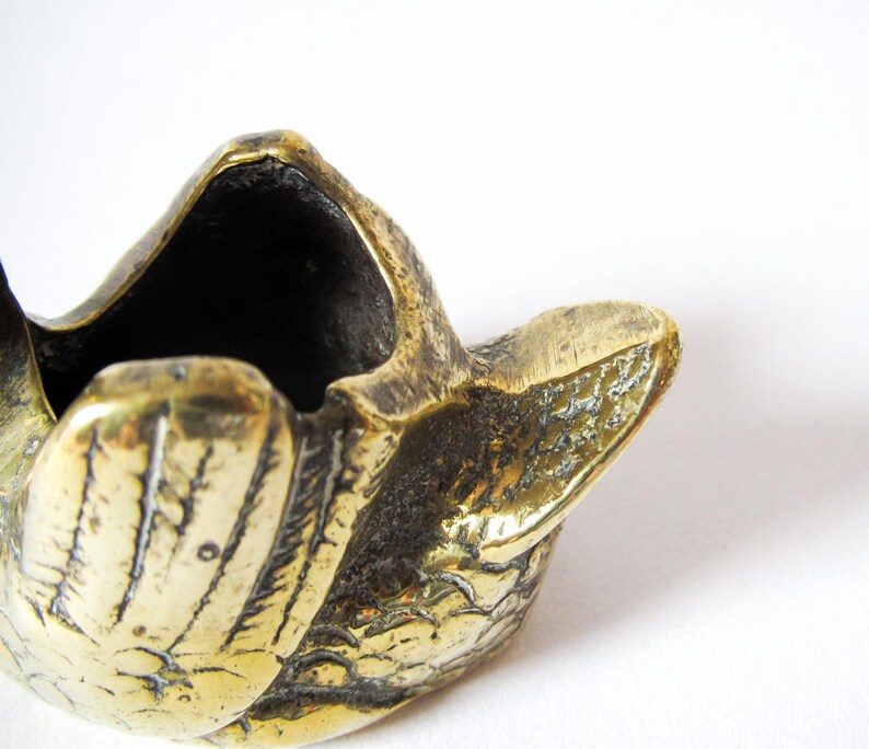 Vintage Brass Swan, Home Décor, Brass Decor image 10
